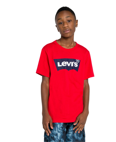 Levi's Teen Logo-print Cotton T-shirt In Red