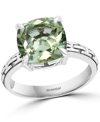 EFFY COLLECTION EFFY GREEN QUARTZ STATEMENT RING (3-7/8 CT. T.W.) IN STERLING SILVER