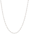 Effy Collection Effy Cultured Freshwater Pearl (3mm) Statement Necklace In 14k Gold, 14k White Gold Or 14k Rose Gold In Gold