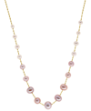 Effy Collection Effy Multicolor Cultured Freshwater Pearl (4-8-1/2mm) 18" Statement Necklace In 14k Gold In Multi