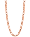 EFFY COLLECTION EFFY MEN'S LINK 22" CHAIN NECKLACE IN 14K ROSE GOLD-PLATED STERLING SILVER