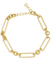 And Now This Women's Open Link Bracelet In Yellow