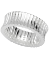 And Now This Women's Concaved Ribbed Texture Ring In Silver