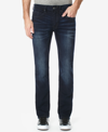 Buffalo David Bitton Slim/ash Mens Faded Denim Straight Leg Jeans In Blue