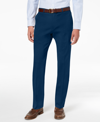 Tommy Hilfiger Tate Mens Stretch Rayon Dress Pants In Blue