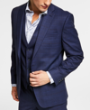 Bar Iii Men's Skinny Fit Wrinkle-resistant Wool-blend Suit Separate Jacket, Created For Macy's In Blue