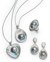 Macy's Mabe Pearl Jewelry Collection In Sterling Silver In White