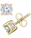 TRUMIRACLE TRUMIRACLE DIAMOND STUD EARRINGS (1/2 CT. T.W.) IN 14K GOLD