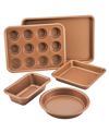 Ayesha Curry 5-pc. Nonstick Bakeware Set In Gold