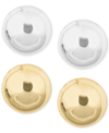 Nine West Gold-tone And Silver-tone Stud Duo Earring Set In Multi
