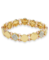 Nine West Boxed Stretch Bracelet In Gold