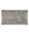 Laura Ashley Butter Chenille Bath Mat, 20" X 34" Bedding In Gray