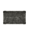 Laura Ashley Butter Chenille Bath Mat, 27" X 45" In Black
