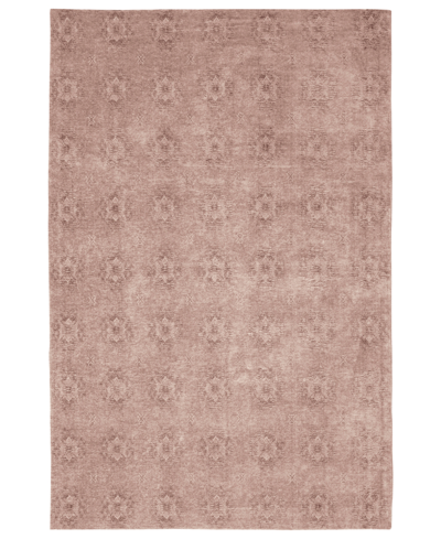 French Connection Fontayne Vintage Jacquard 30" X 50" Accent Rugs Bedding In Pink
