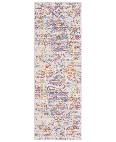 French Connection Giselle Colorwashed Kilim 22" X 61" Accent Rug Bedding In Multi