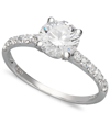 Arabella 14k White Gold Ring, Cubic Zirconia Wedding Ring (2-3/4 Ct. T.w.) In White