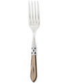 Vietri Aladdin Brilliant Serving Fork In Tan/beige