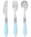 Vietri Aladdin 3-pc. Children's Flatware Set In Blue
