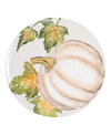 Vietri Pumpkins Round Platter W/ Pumpkin In Multi