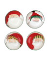 Vietri Old St. Nick Assorted Pasta Bowls - Set Of 4 In Multi