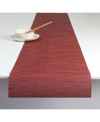 Chilewich Bamboo Woven Table Runner In Red