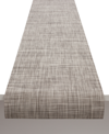 Chilewich Mini Basketweave Table Runner In Gray
