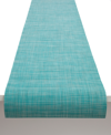 Chilewich Mini Basketweave Table Runner In Blue