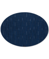 Chilewich Bamboo Oval Placemat In Blue