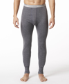 Stanfield's Men's 2 Layer Cotton Blend Thermal Long Johns In Gray