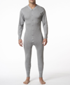 Stanfield's Men's Cotton Long Sleeve Onesie Combination In Gray