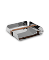 Nambe Tahoe Napkin Holder In Silver
