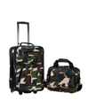 Rockland 2-pc. Pattern Softside Luggage Set In Green