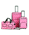 Rockland 3-pc. Softside Luggage Set In Pink