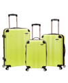 Rockland Sonic 3-pc. Hardside Luggage Set In Green