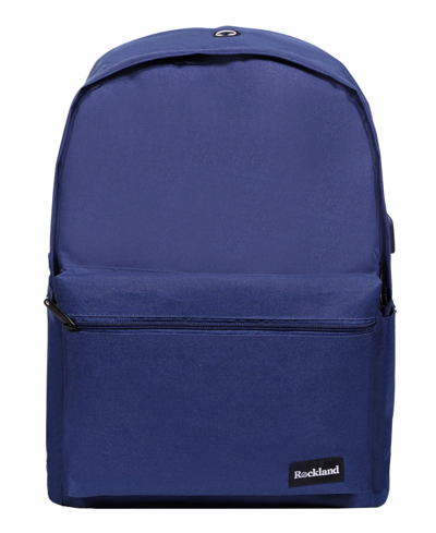 Rockland Classic Laptop Backpack In Navy