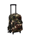Rockland 17" Rolling Backpack In Green