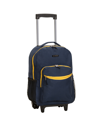 Rockland 17" Rolling Backpack In Blue