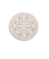 Madison Park Casablanca Tufted Cotton Bath Rug, 25" X 25" Bedding In Pink