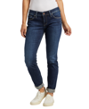 Silver Jeans Co. Women's Boyfriend Mid Rise Slim Leg Jeans In Blue
