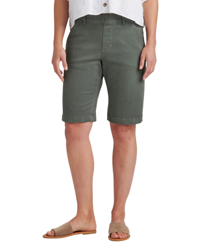 Jag Plus Size Maddie Mid Rise Shorts In Green
