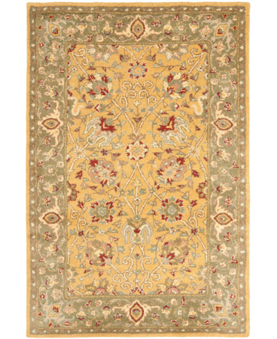 Safavieh Antiquity At21 Gold 4' X 6' Area Rug