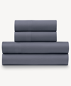 Ella Jayne Super Soft Triple Brushed Microfiber 4-piece Sheet Set - Full Bedding In Gray