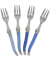 FRENCH HOME LAGUIOLE SHADES OF BLUE CAKE FORKS, SET OF 4