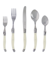 FRENCH HOME LAGUIOLE 20-PIECE FRENCH IVORY FLATWARE SET, SERVICE FOR 4