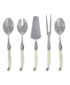 French Home Laguiole 5pc Hostess Set In Tan/beige