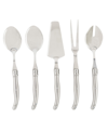 French Home Laguiole 5-piece Serving Set In Silver