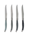 French Home Laguiole Steak Knives, Set Of 4 In Gray