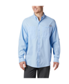 Columbia Men's Pfg Big & Tall Tamiami Ii Long-sleeve Shirt In Green