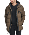 Marc New York Holden Water Resistant Down & Feather Fill Quilted Coat In Green