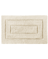 Cassadecor Signature 100% Cotton Bath Rug 20" X 32" Bedding In Ivory/cream